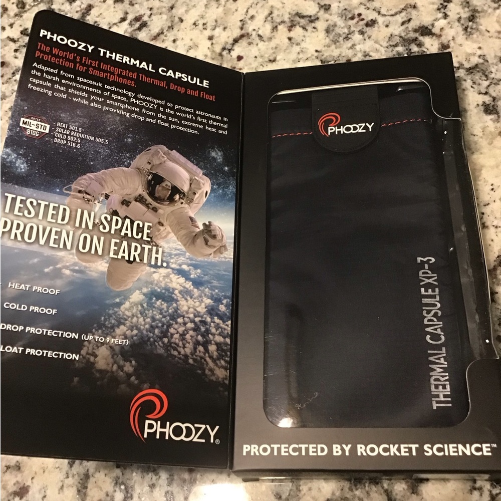 Phoozy Thermal Capsule XP-3 Black Phone Case